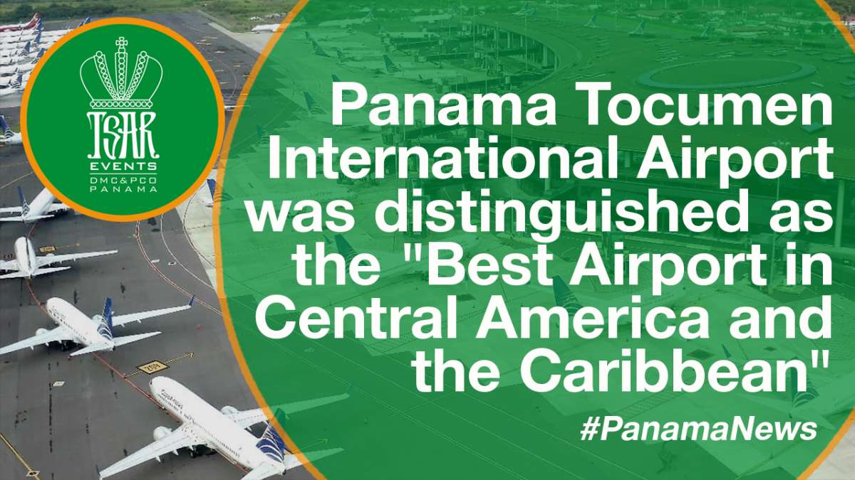 Panama Tocumen International Airport was distinguished as the "Best Airport in Central America and the Caribbean"